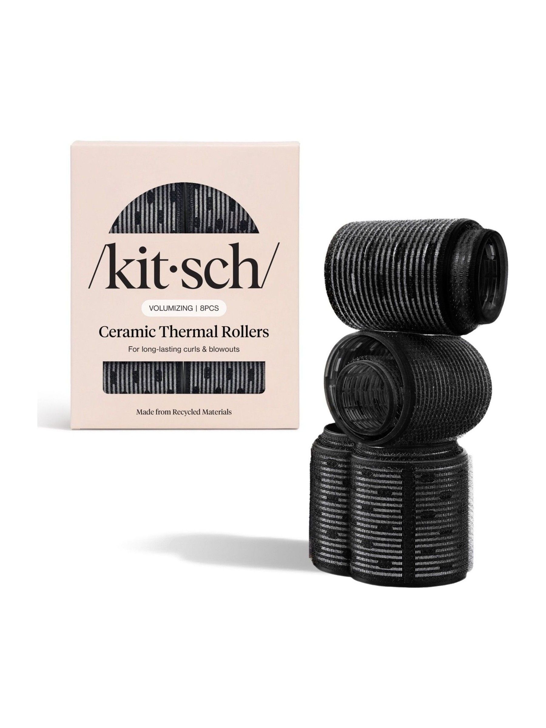iHerb UK - Kitsch , Ceramic Thermal Roller, Variety Set, 8 Rollers - Image 3