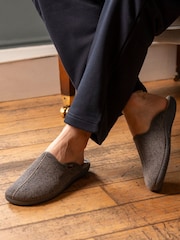 Lazy Dogz Grey Paul Mule Slippers - Image 1 of 5