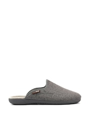 Lazy Dogz Grey Paul Mule Slippers - Image 3 of 5