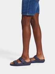 FitFlop Gogh Moc Leather Slides - Image 1 of 4