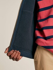 Joules Greenfield Navy Blue Full Zip Fleece Gilet - Image 6 of 7