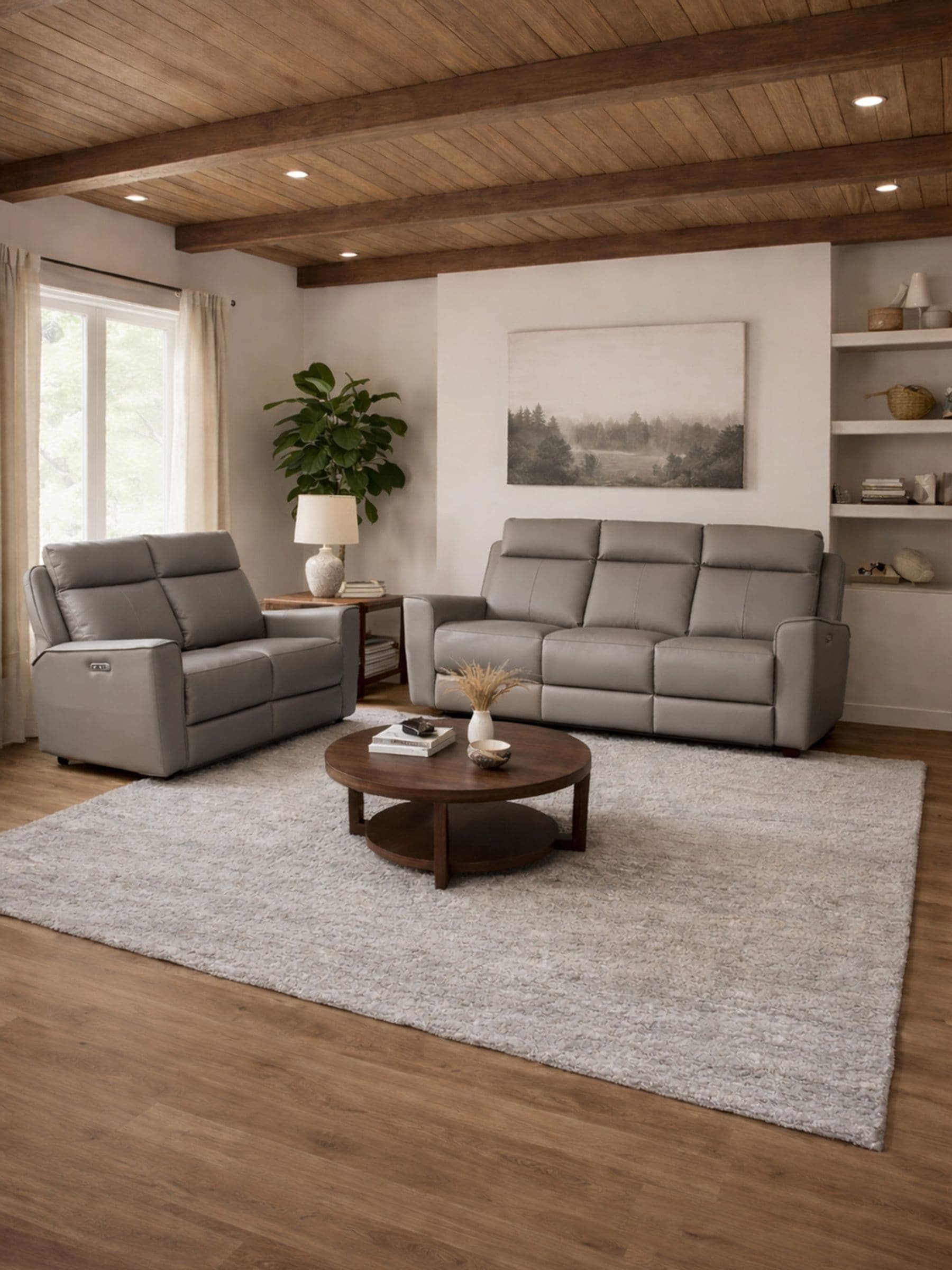 Aspire Elmhurst Leather Power Recliner - 2 + 3 Seater - Image 6