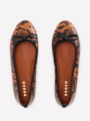 Boden Brown Patti Round Toe Ballet Flats - Image 4 of 5