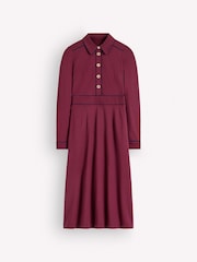 Boden Purple Etta Piping Detail Ponte Dress - Image 5 of 5