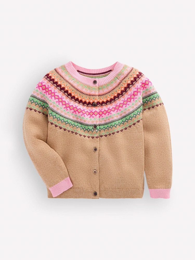 Natur - Boden Edie Strickjacke mit Norwegermuster - Bild 1 von 3 Natur - Boden Edie Strickjacke mit Norwegermuster - Bild 1 von 3