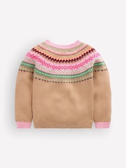 Natur - Boden Edie Strickjacke mit Norwegermuster - Bild 2 von 3