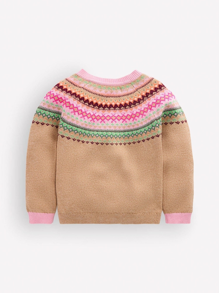 Natur - Boden Edie Strickjacke mit Norwegermuster - Bild 2 von 3 Natur - Boden Edie Strickjacke mit Norwegermuster - Bild 2 von 3