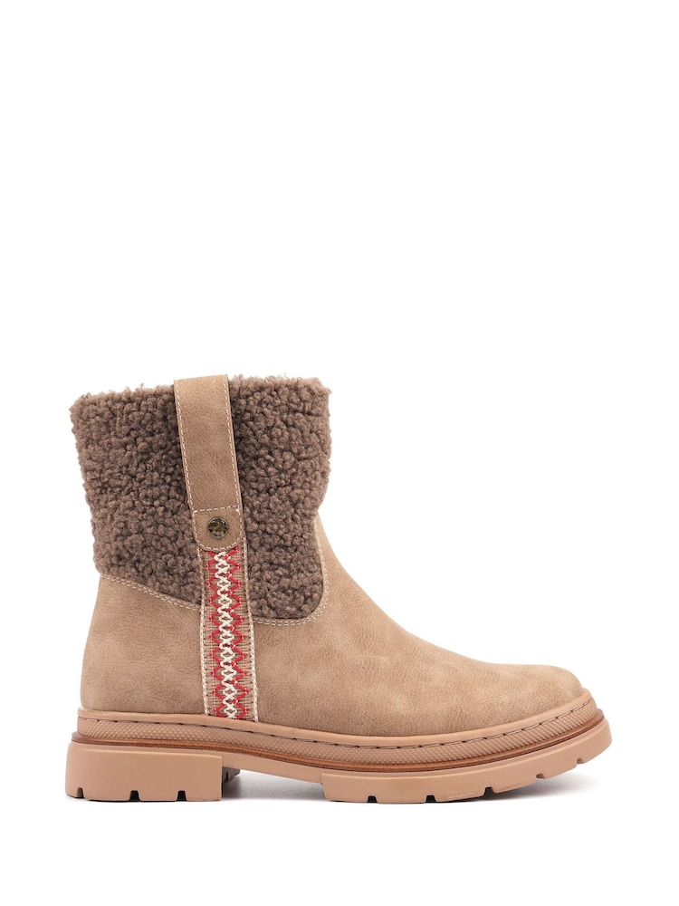 Lunar Brown Dawn Ankle Boots - Image 2 of 5 Lunar Brown Dawn Ankle Boots - Image 2 of 5