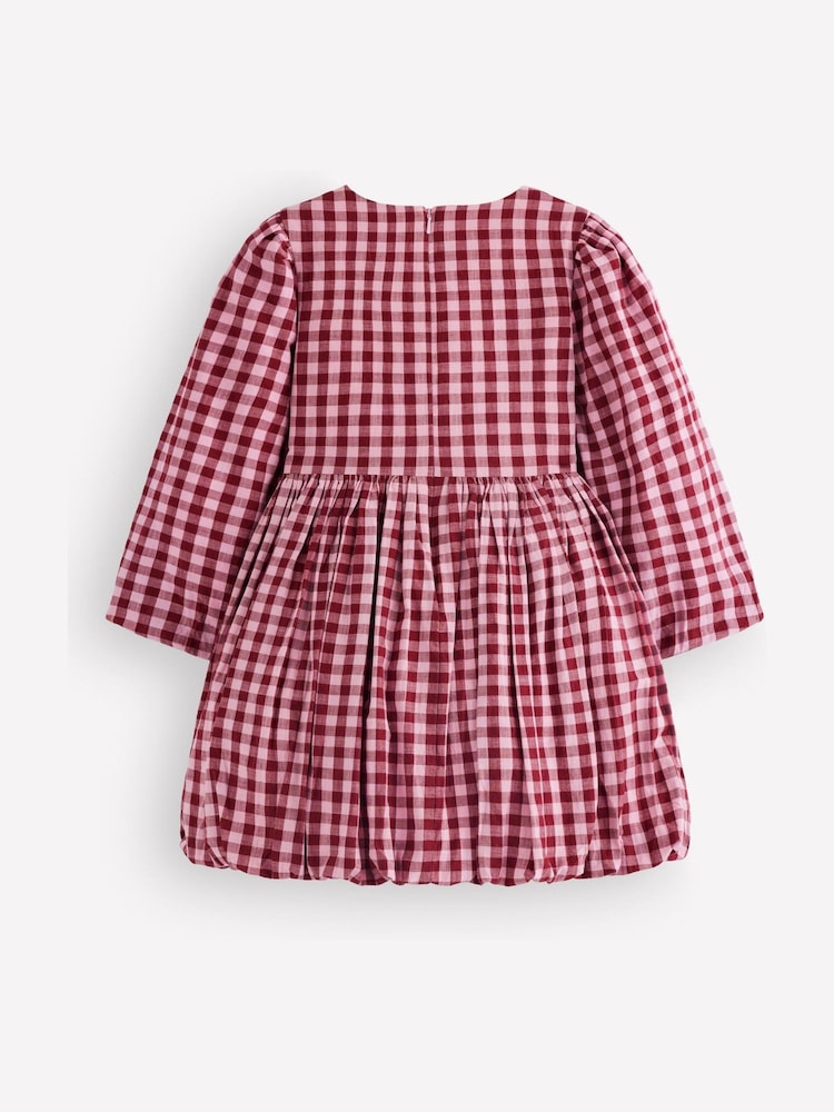 Boden Long Sleeve Check Bubble Hem Dress - Bild 2 von 3 Boden Long Sleeve Check Bubble Hem Dress - Bild 2 von 3