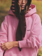 self. Bright Pink Hoodie - Image 6 of 6