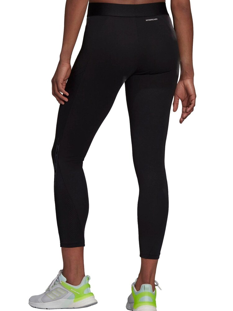 adidas Black D2M Motion 7/8 Leggings - Image 2 of 7