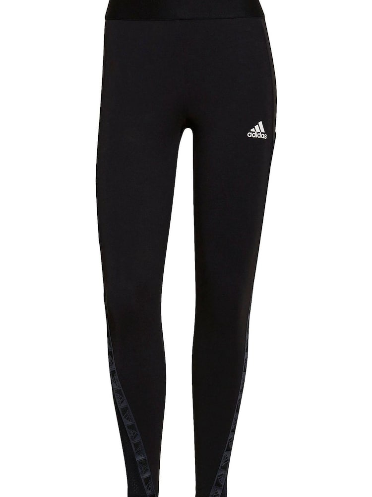 adidas Black D2M Motion 7/8 Leggings - Image 7 of 7