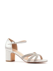 Lunar Silver Roseanne Sandals - Image 2 of 5