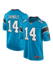 Nike Blue NFL Carolina Panthers Game Alternate Jersey - Sam Darnold Youth - Image 1 of 3