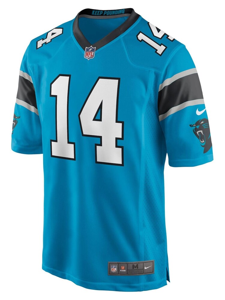 Nike Blue NFL Carolina Panthers Game Alternate Jersey - Sam Darnold Youth - Image 2 of 3