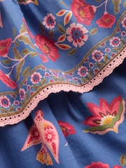 Boden Blue Printed Tiered Woven Dress - Image 3 of 3