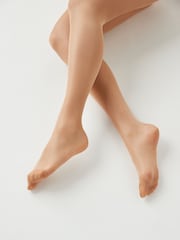 Golden Tan 20 Denier Sheer Gloss Tights 3 Pack - Image 1 of 4