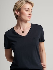Superdry Eclipse Navy Studios Pocket V-Neck T-Shirt - Image 1 of 4
