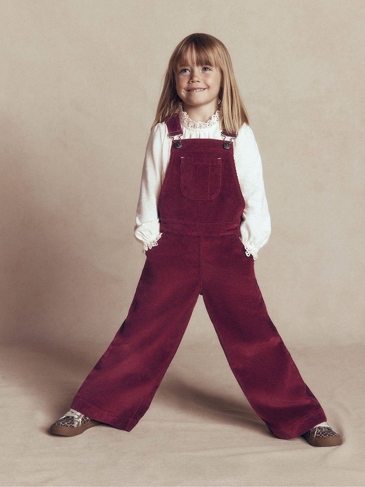 Violet - Salopetă din denim evazată Boden - Imaginea 2 din 5