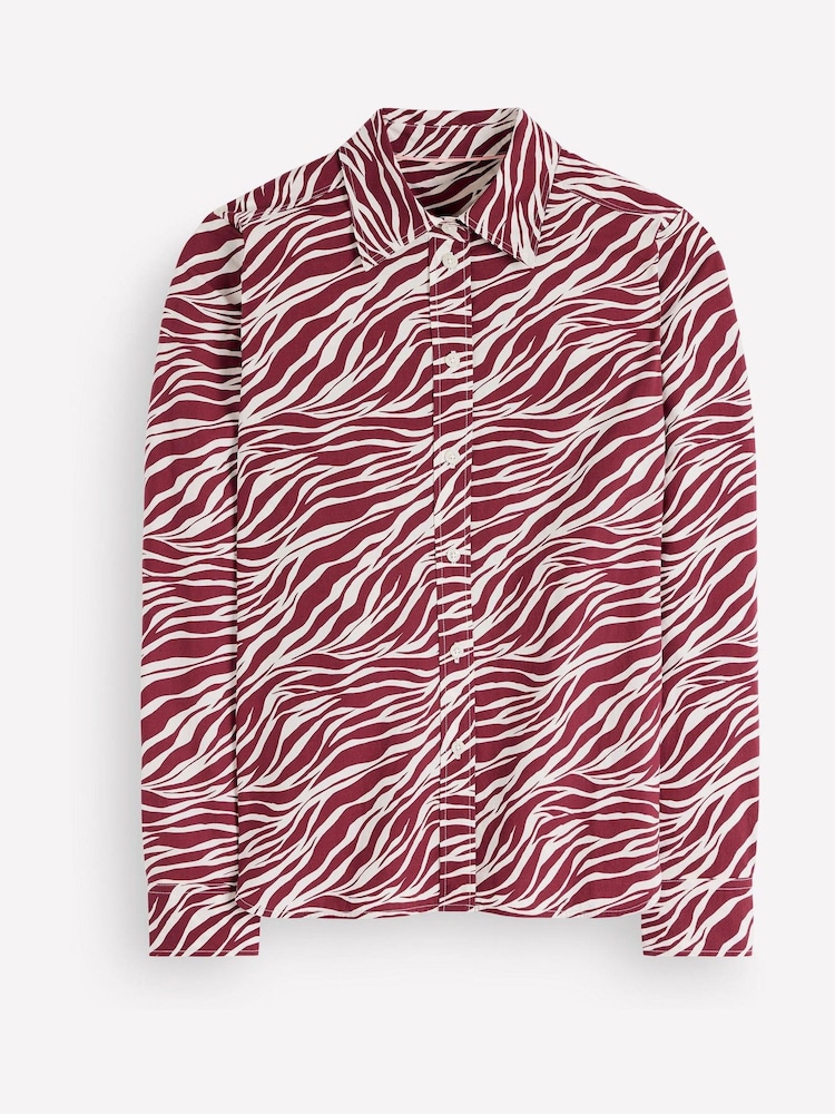 Brown Zebra Sienna - Camisa de algodão Boden - Imagem 1 de 1