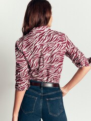 Boden Brown Zebra New Sienna Cotton Shirt - Image 2 of 4