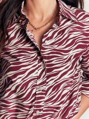 Boden Brown Zebra New Sienna Cotton Shirt - Image 3 of 4