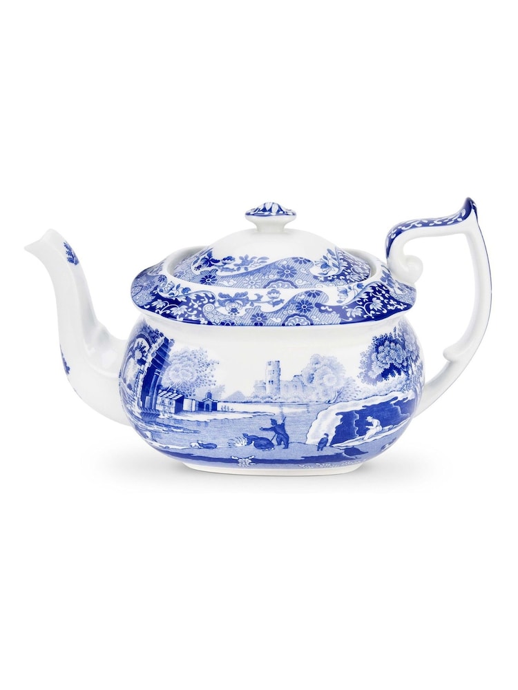 Blue Spode Blue Italian Teapot - Image 2 of 2