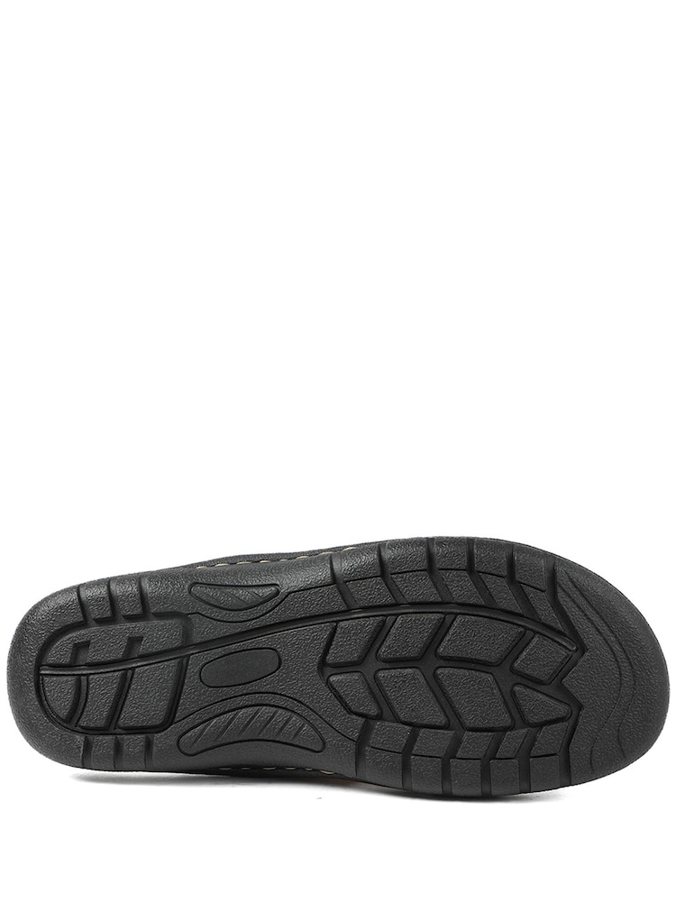 Pavers Tan Leather Mule Sandals - Image 5 of 5