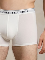 Polo Ralph Lauren White/Navy Blue/Slate Blue Classic Trunks 3 Pack - Image 3 of 6