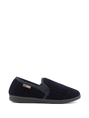 Lazy Dogz Blue Ryan Navy Slippers - Image 4 of 6