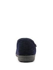 Lazy Dogz Blue Ryan Navy Slippers - Image 6 of 6