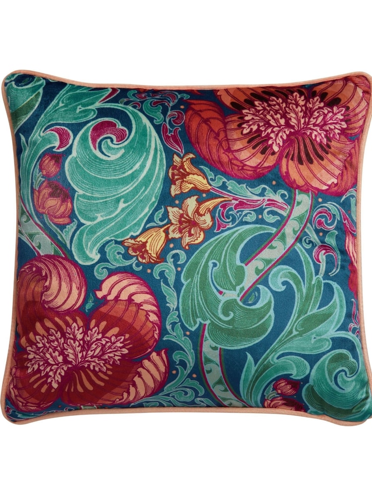 Laurence Llewelyn-Bowen Blue Down the Dilly Filled Cushion - Image 2 of 5
