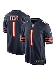 Nike Blue NFL Chicago Bears Home Game Jersey - Justin Fields - Image 1 of 3