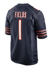 Nike Blue NFL Chicago Bears Home Game Jersey - Justin Fields - Image 3 of 3