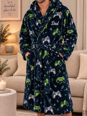 Personalised Gamer Design Maxi Dressing Gown by Lulabay - Image 1 of 3