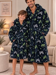 Personalised Gamer Design Maxi Dressing Gown by Lulabay - Image 2 of 3