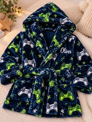 Personalised Gamer Design Maxi Dressing Gown by Lulabay - Image 3 of 3