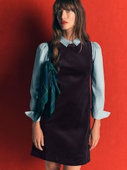 Boden Blue Lou Cord Shift Dress - Image 1 of 5