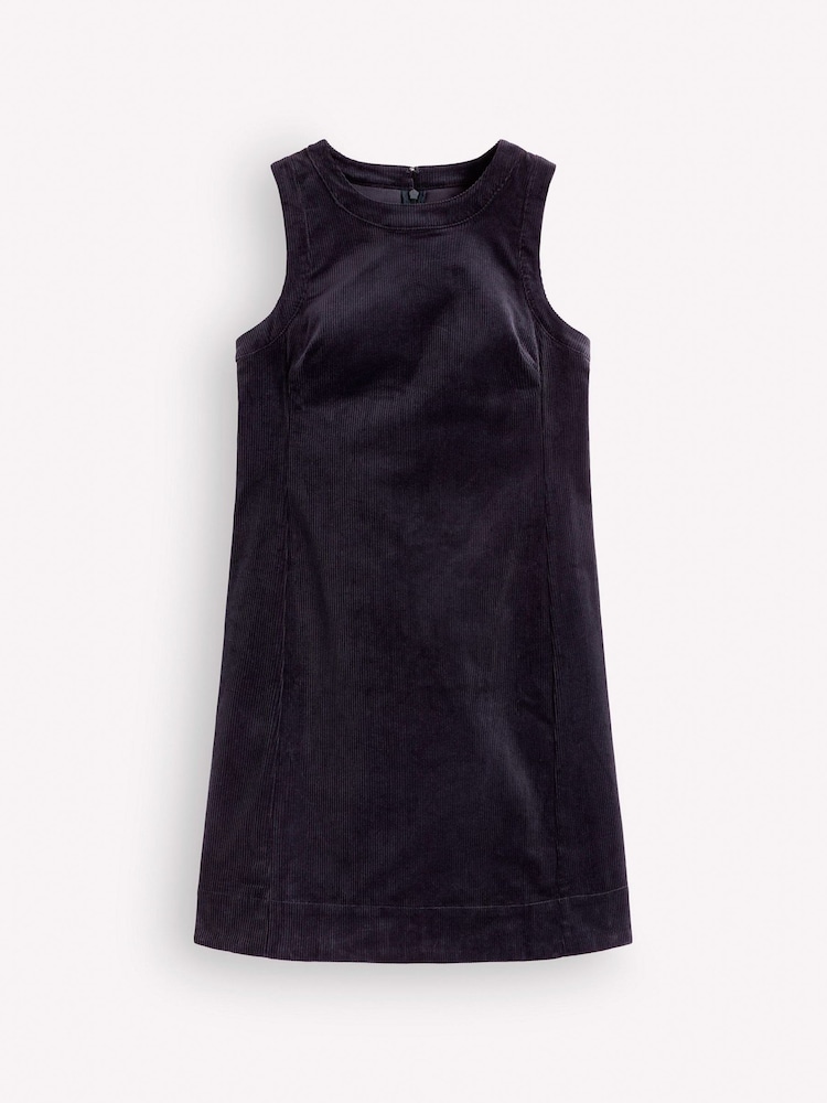 Boden Blue Lou Cord Shift Dress - Image 5 of 5 Boden Blue Lou Cord Shift Dress - Image 5 of 5