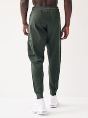 Dark Green Cotton Rich Cargo Utility Joggers - Image 3 of 7