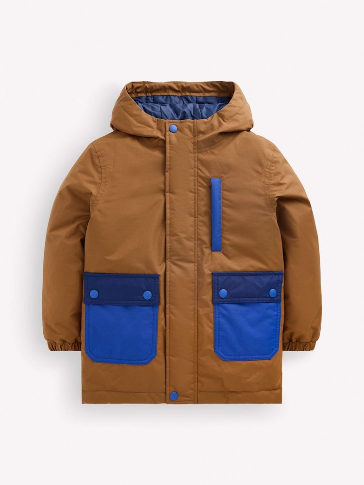 Boden Brown 4-in-1 Waterproof Coat - Image 1 of 5