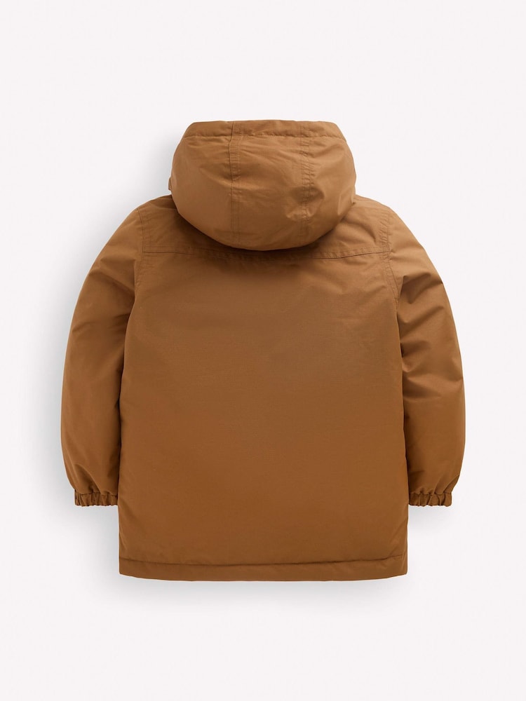 Boden Brown 4-in-1 Waterproof Coat - Image 2 of 5