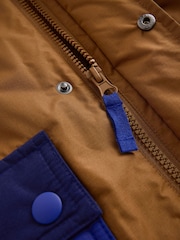 Boden Brown 4-in-1 Waterproof Coat - Image 4 of 5