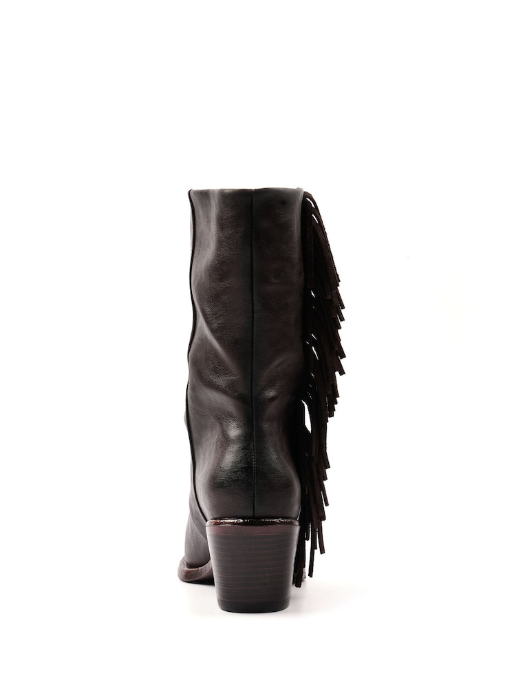 Lunar Brown Shyanne Long Boots - Image 8 of 8 Lunar Brown Shyanne Long Boots - Image 8 of 8