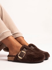 Қоңыр - Lunar Rhianna Mule тәпішкелері - 6суретінің 1 суреті