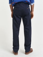 Azul marinho - Calças de sarja slim fit GANT - Imagem 13 de 15