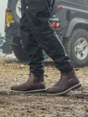 Caterpillar Powerplant Dealer Safety Brown Boots - Image 1 of 6