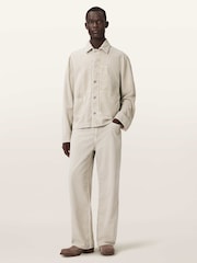 AllSaints Brown Mukesh Cord Shacket - Image 2 of 6