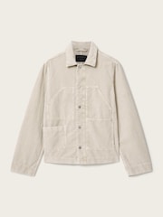 AllSaints Brown Mukesh Cord Shacket - Image 6 of 6