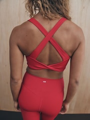 Rot - self. Leggings mit hohem Bund - Bild 5 von 5